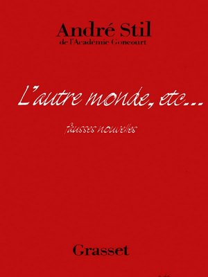 cover image of L'autre monde, etc.